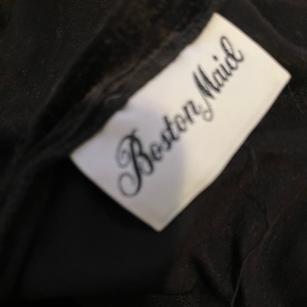 Vintage Black Velvet Maxi Skirt - Picture 5 of 7